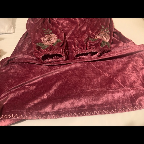 LV Berry Velvet Dress - Picture 2 of 4